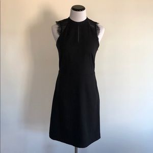 MICHAEL Michael Kors Black Lace-Back Mini Dress